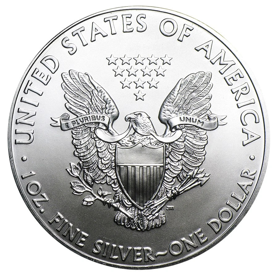 US Mint $1 American Silver Eagle Coin 1 oz BU (Random Year)