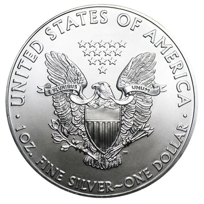 US Mint $1 American Silver Eagle Coin 1 oz BU (Random Year)