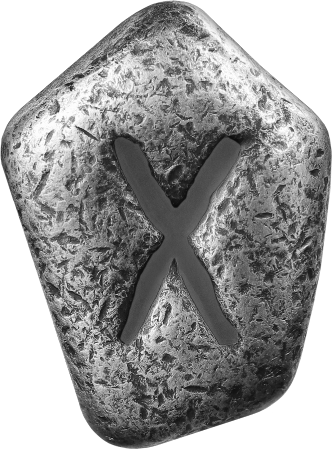 2024 Gebo 1 oz Ag 999.9 Cast Rune