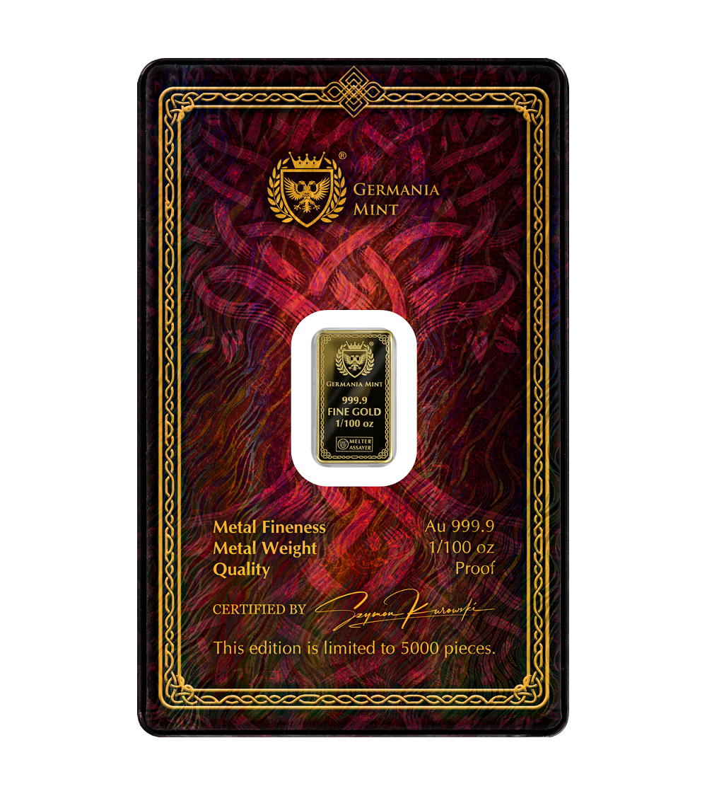Gods of Germania - Frigg 1/100th oz 999.9 Gold