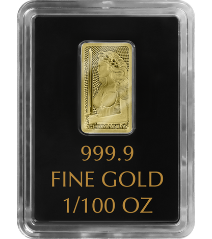 Germania 1/100th oz Proof 999.9 gold
