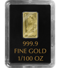 Germania 1/100th oz Proof 999.9 gold