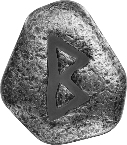 2025 Berkanan 1 oz Ag 999.9 Cast Rune