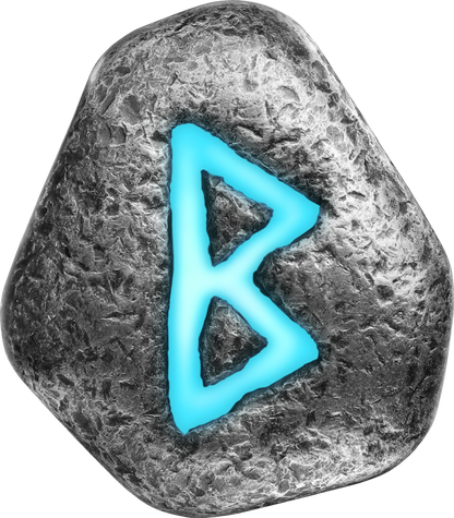 2025 Berkanan 1 oz Ag 999.9 Cast Rune