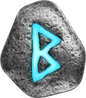 2025 Berkanan 1 oz Ag 999.9 Cast Rune