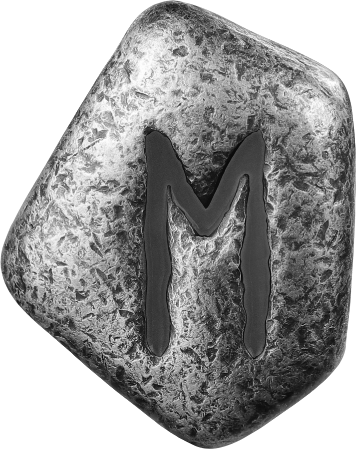2024 Ehwaz 1 oz Ag 999.9 Cast Rune
