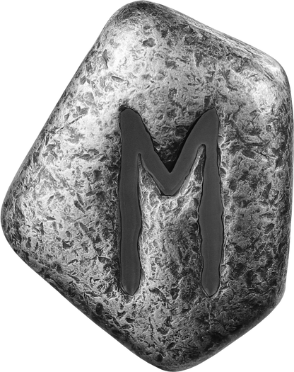 2024 Ehwaz 1 oz Ag 999.9 Cast Rune