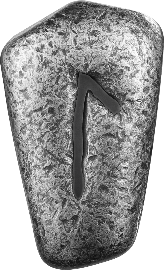 2024 Laguz 1 oz Ag 999.9 Cast Rune
