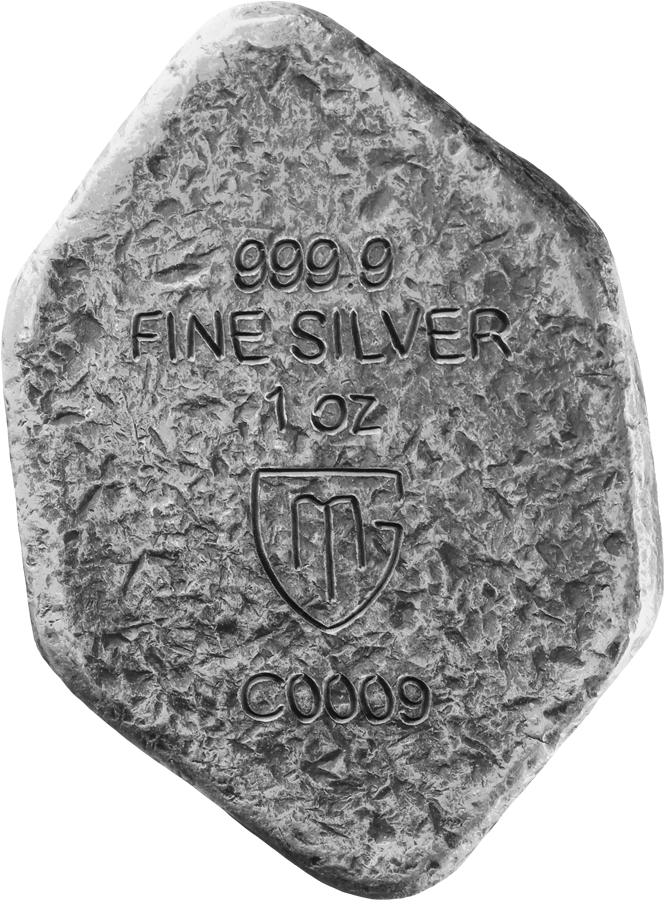 2025 Mannaz 1 oz Ag 999.9 Cast Rune