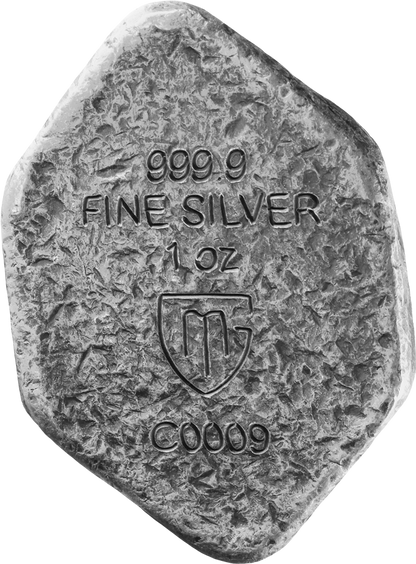2025 Mannaz 1 oz Ag 999.9 Cast Rune