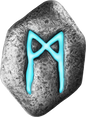 2025 Mannaz 1 oz Ag 999.9 Cast Rune