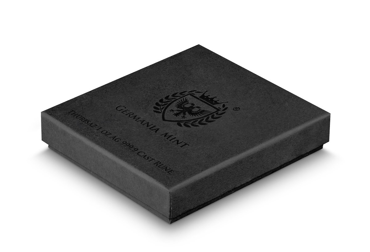 2025 Thurisaz 1 oz Ag 999.9 Cast Rune