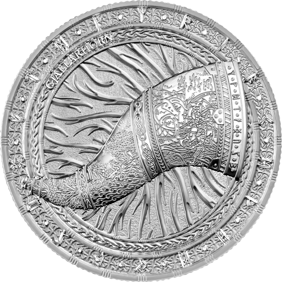 2024 Artefacts: Gjallarhorn 1 oz Silver BU