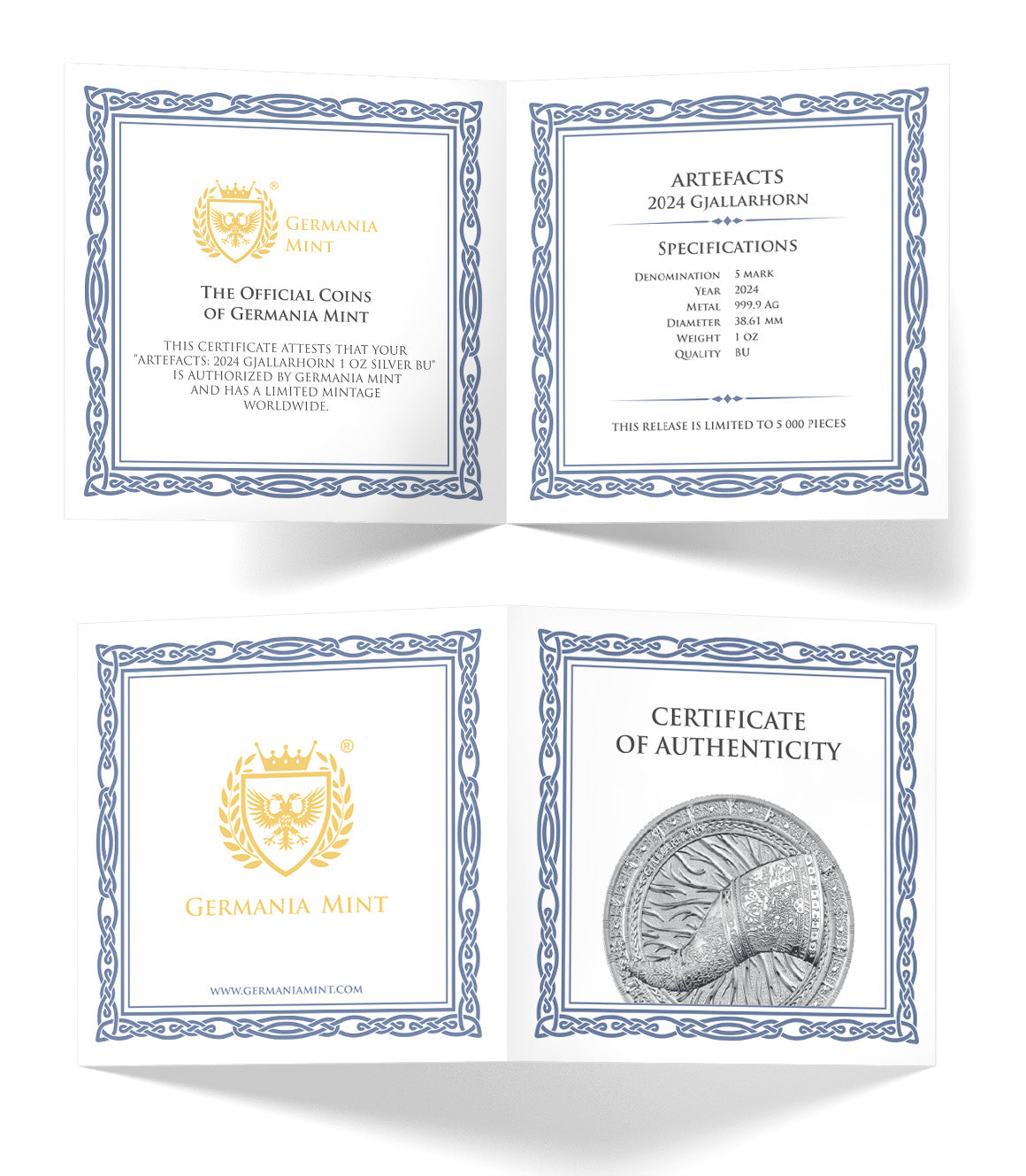 2024 Artefacts: Gjallarhorn 1 oz Silver BU