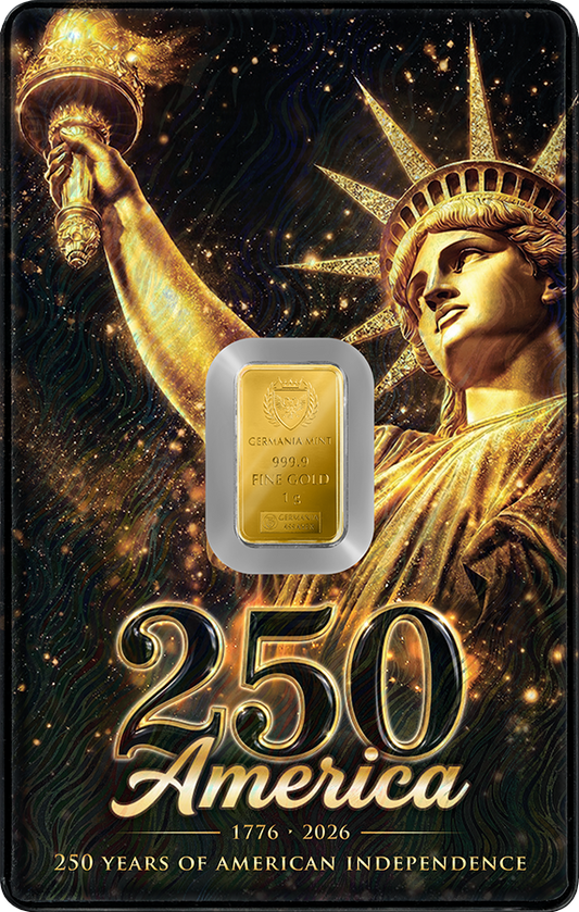 2026 Germania 250th America 1g 999.9 Au