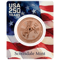 Scottsdale Cowboy with 250th Privy 1 oz Copper Round