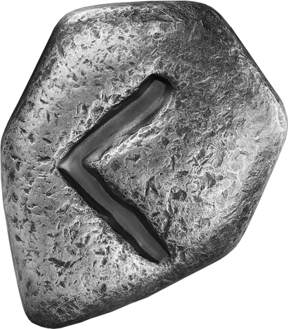 2025 Kenaz 1 oz Ag 999.9 Cast Rune
