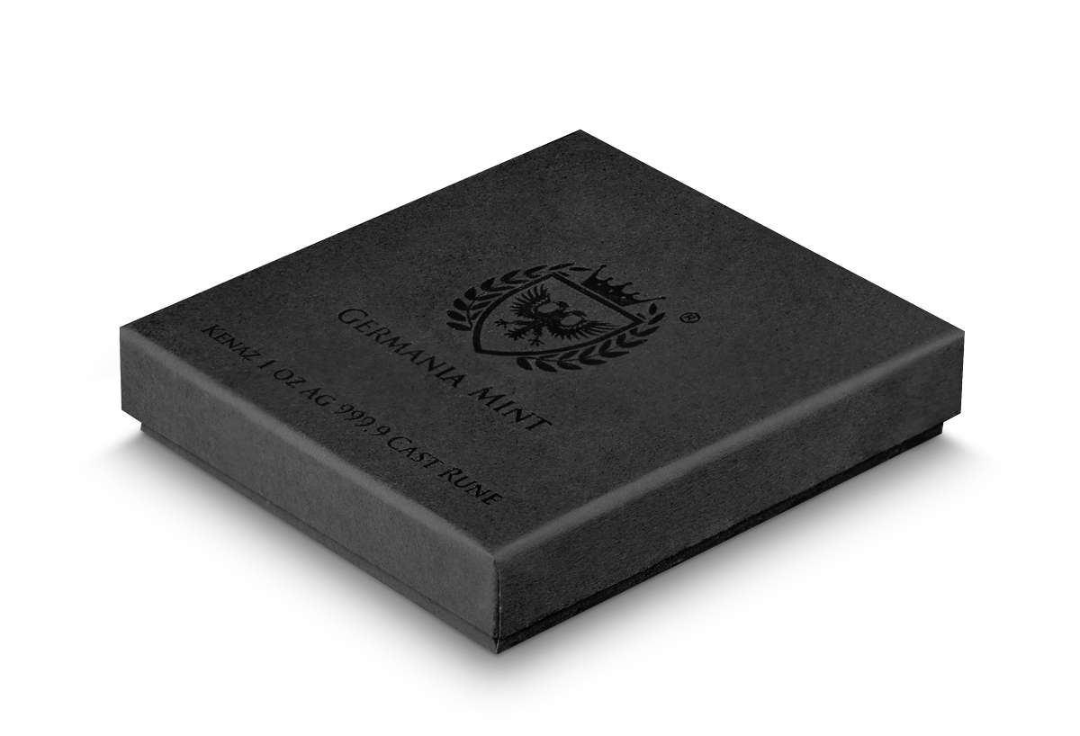 2025 Kenaz 1 oz Ag 999.9 Cast Rune