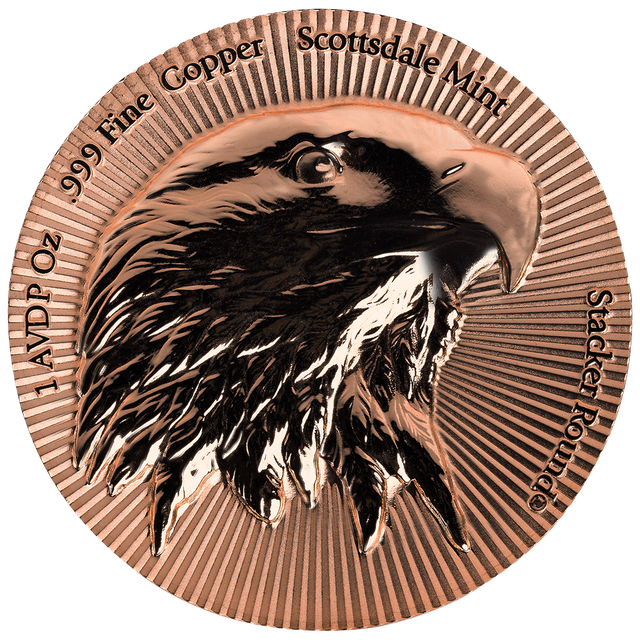 Scottsdale Eagle Stacker® 1 AVDP Copper Round