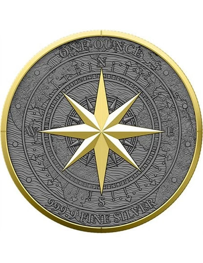 2026 SOLAR ECLIPSE STONEHENGE 1 Oz Silver Round