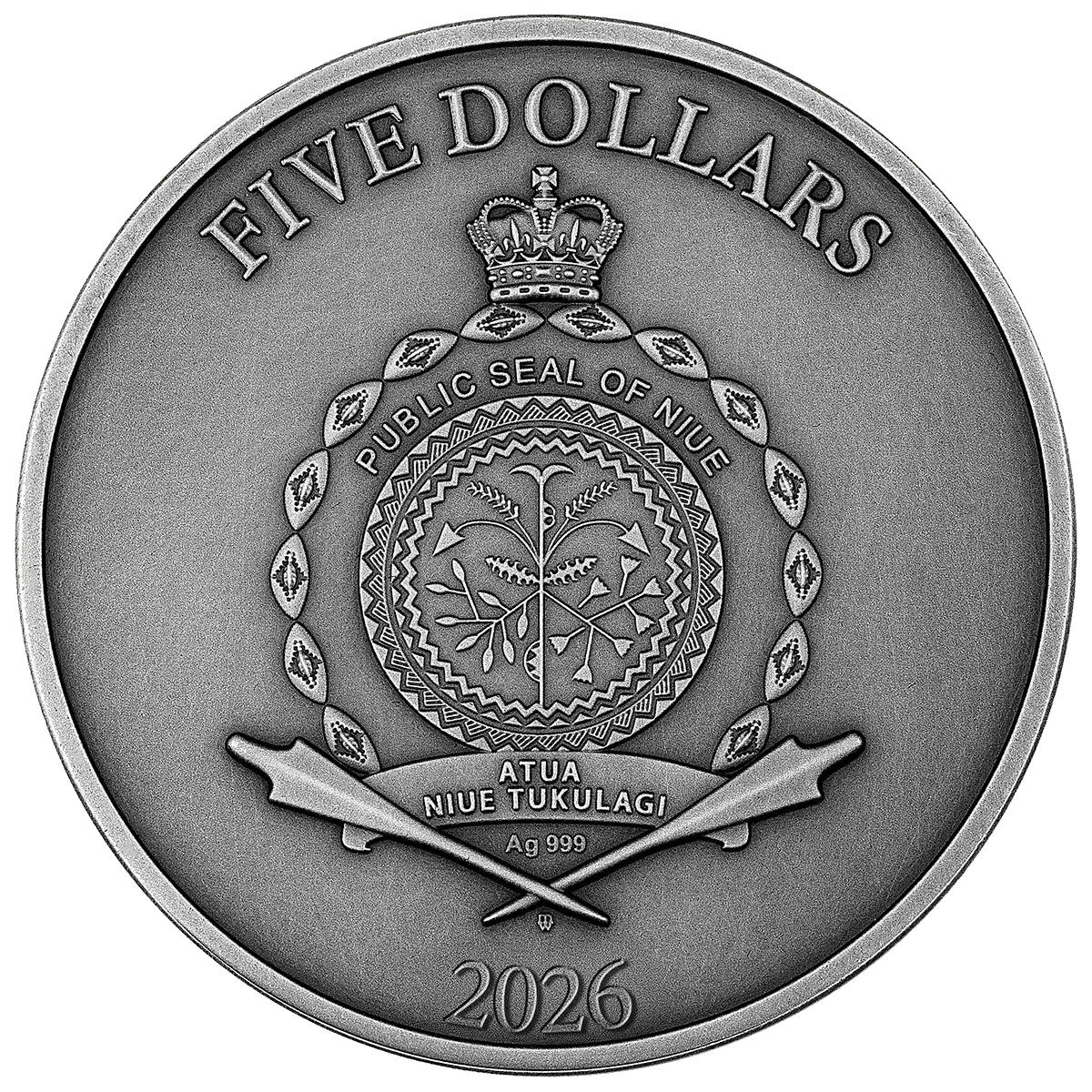 2026 Niue $5 Dragonfly 2 oz 999.9 Ag