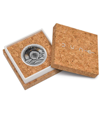 2026 Tuvalu Dune Scourge of the Desert Sea Ag999.9 2oz Antiqued Coloured