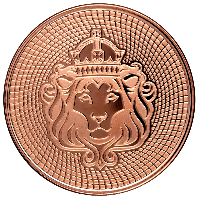 Scottsdale Mint Vortex 1 AVDP oz Copper .999 Fine Round