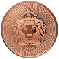 Scottsdale Mint Vortex 1 AVDP oz Copper .999 Fine Round